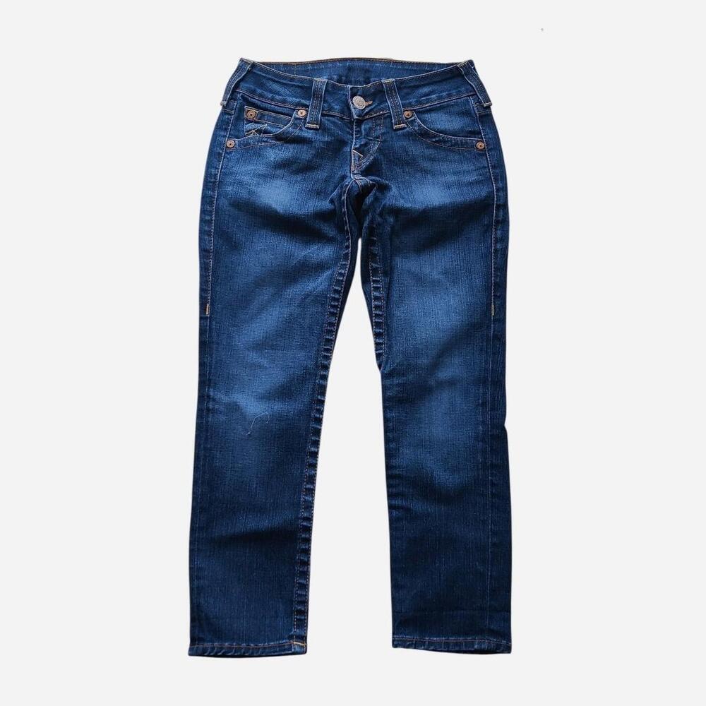 vintage made in USA True Religion blue jeans